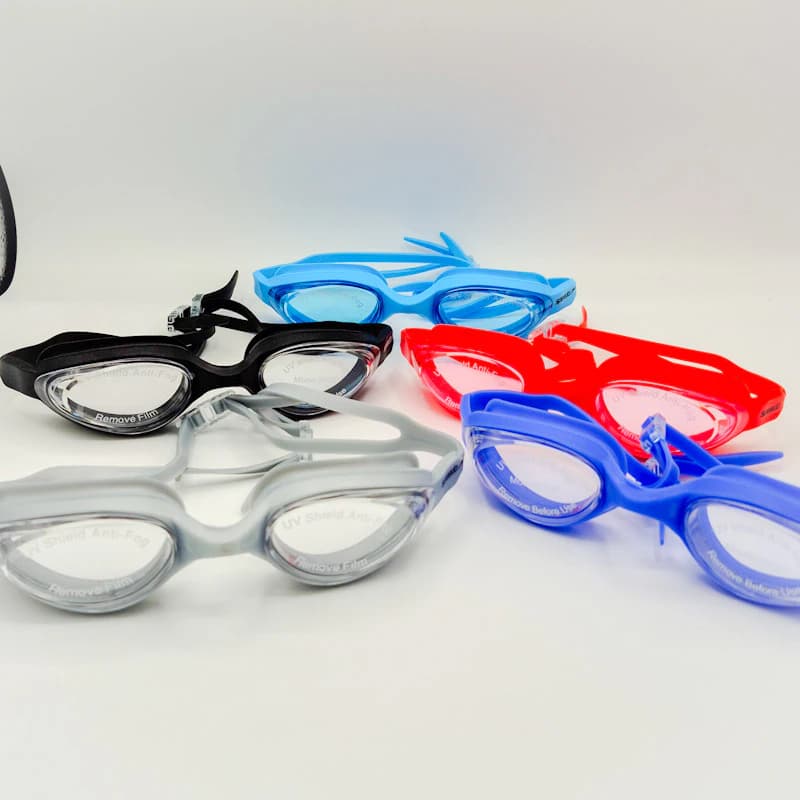 عینک شنا اسپیدو (Speedo) مدل دو بند حرفهای | لنز ضد بخار (Anti-Fog) و محافظ UV — تصویر ۳