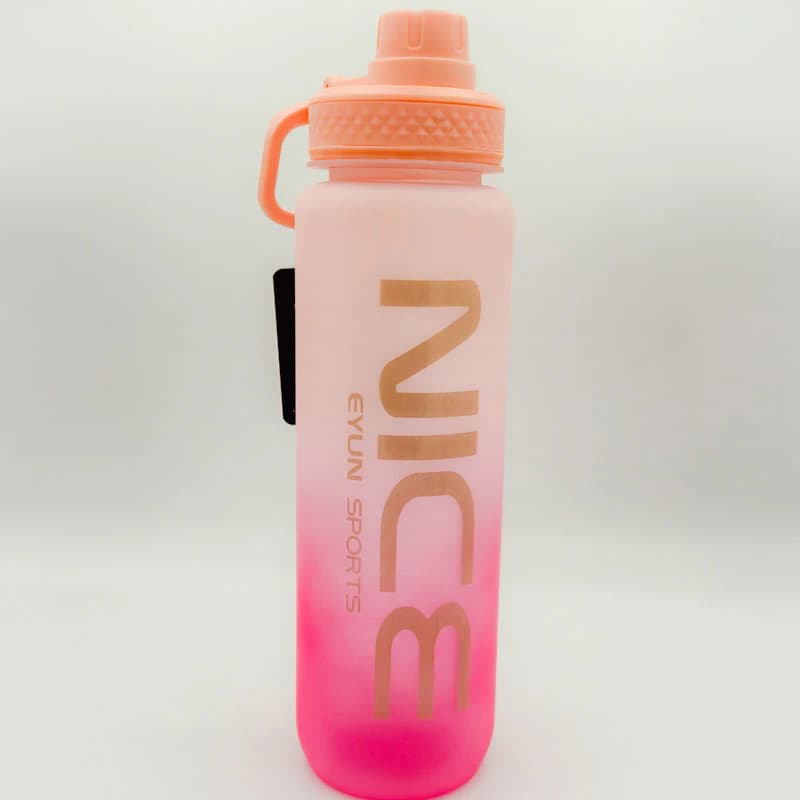 قمقمه ۱ لیتری EYUN مدل NICE | بدنه مات آبرنگی (Gradient) با دستگیره ارگونومیک و درب پیچی ضد نشت — تصویر ۶