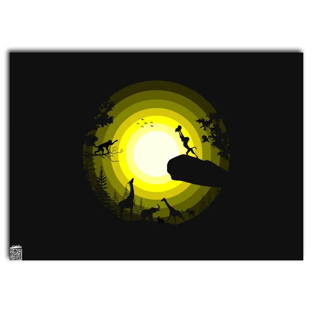 متال پوستر انیمیشن The Lion King کد K103 — تصویر ۲