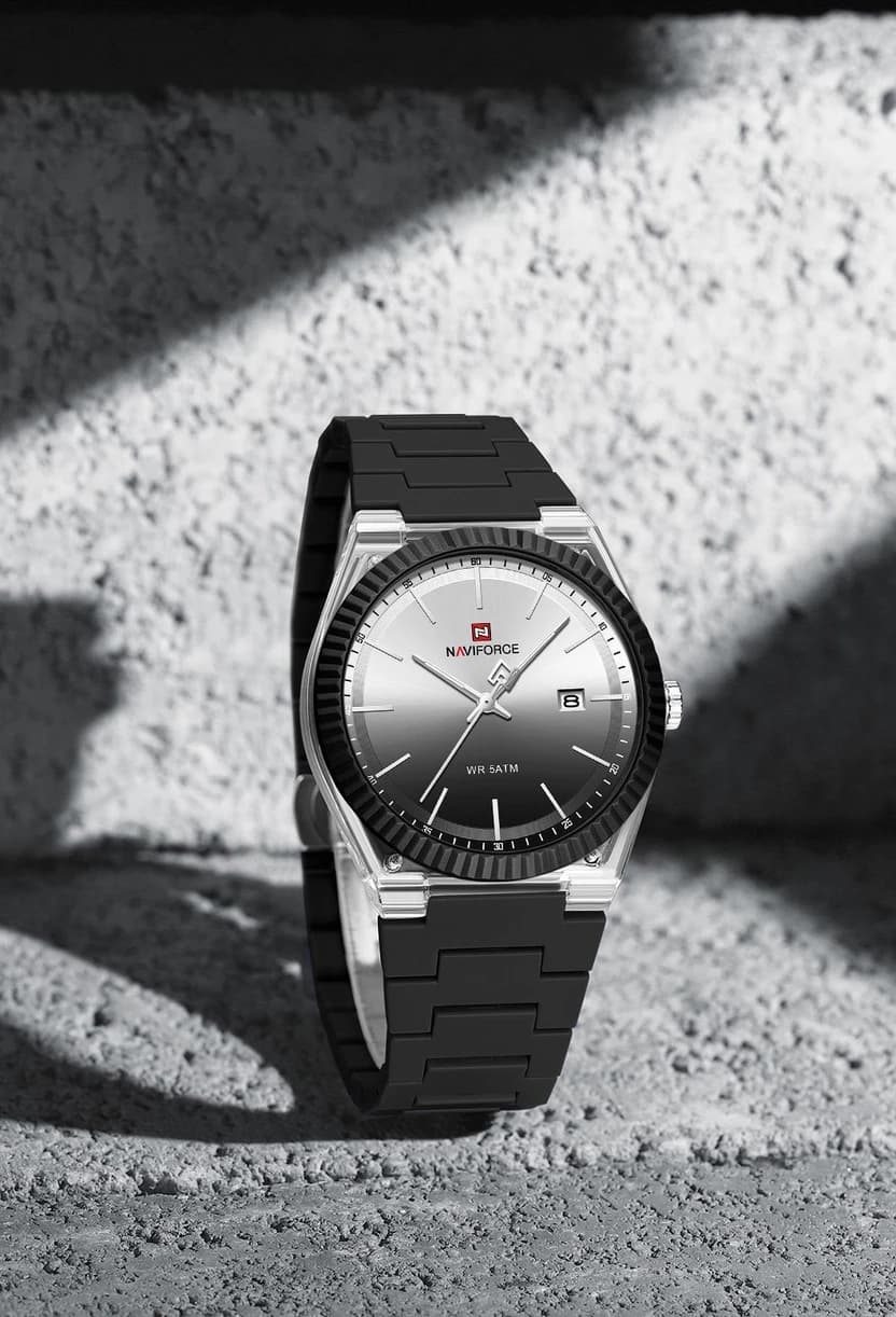 ساعت مچی مردانه نیوی فورس NAVIFORCE NF6116 SB اورجینال — تصویر ۷