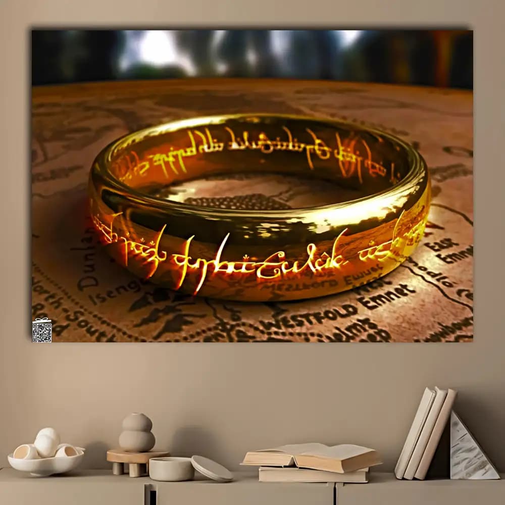 متال پوستر فیلم The Lord Of The Rings کد M064 — تصویر ۳