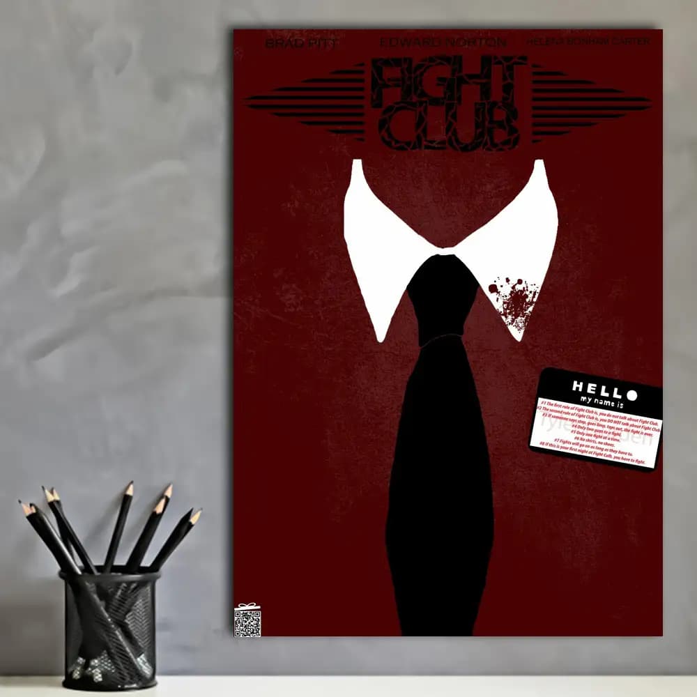 متال پوستر فیلم Fight Club کد M019 — تصویر ۴