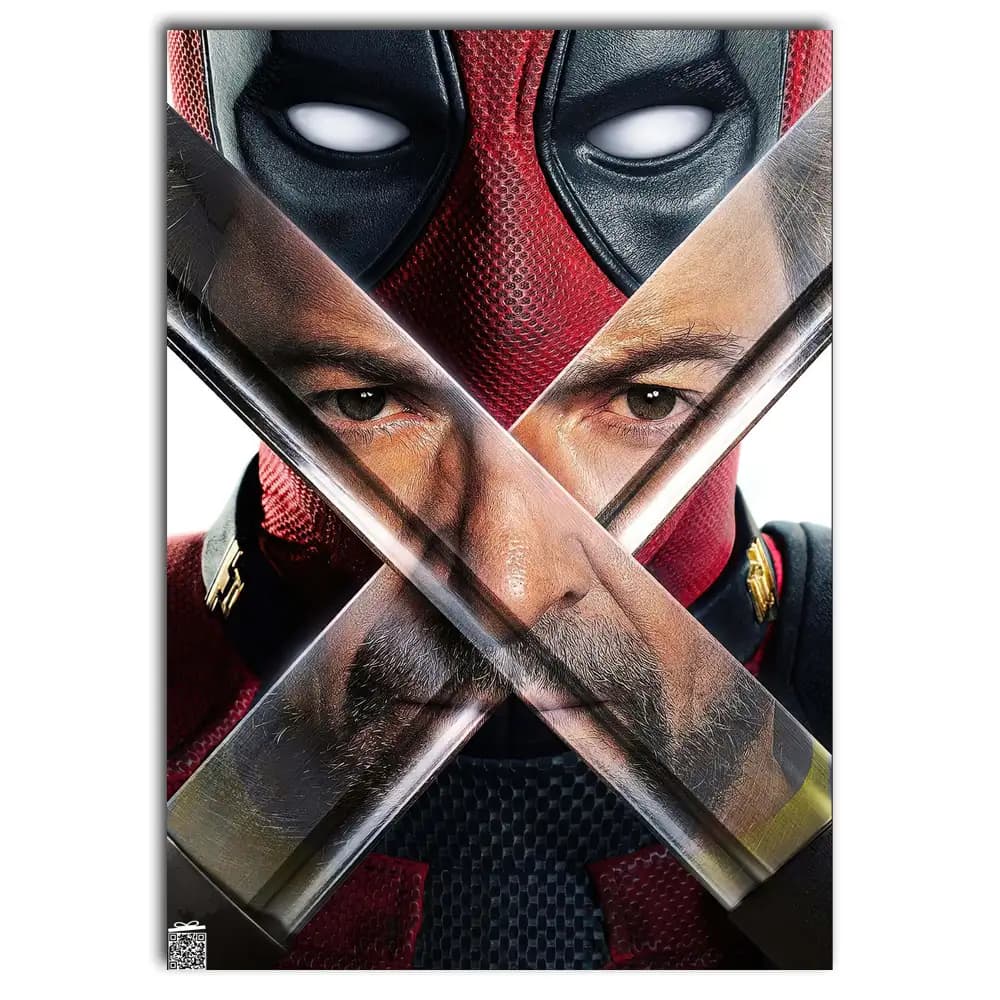 متال پوستر فیلم Deadpool Wolverine کد M012