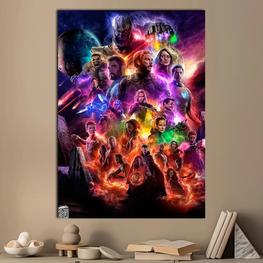 متال پوستر فیلم Avengers کد M003 — تصویر ۳