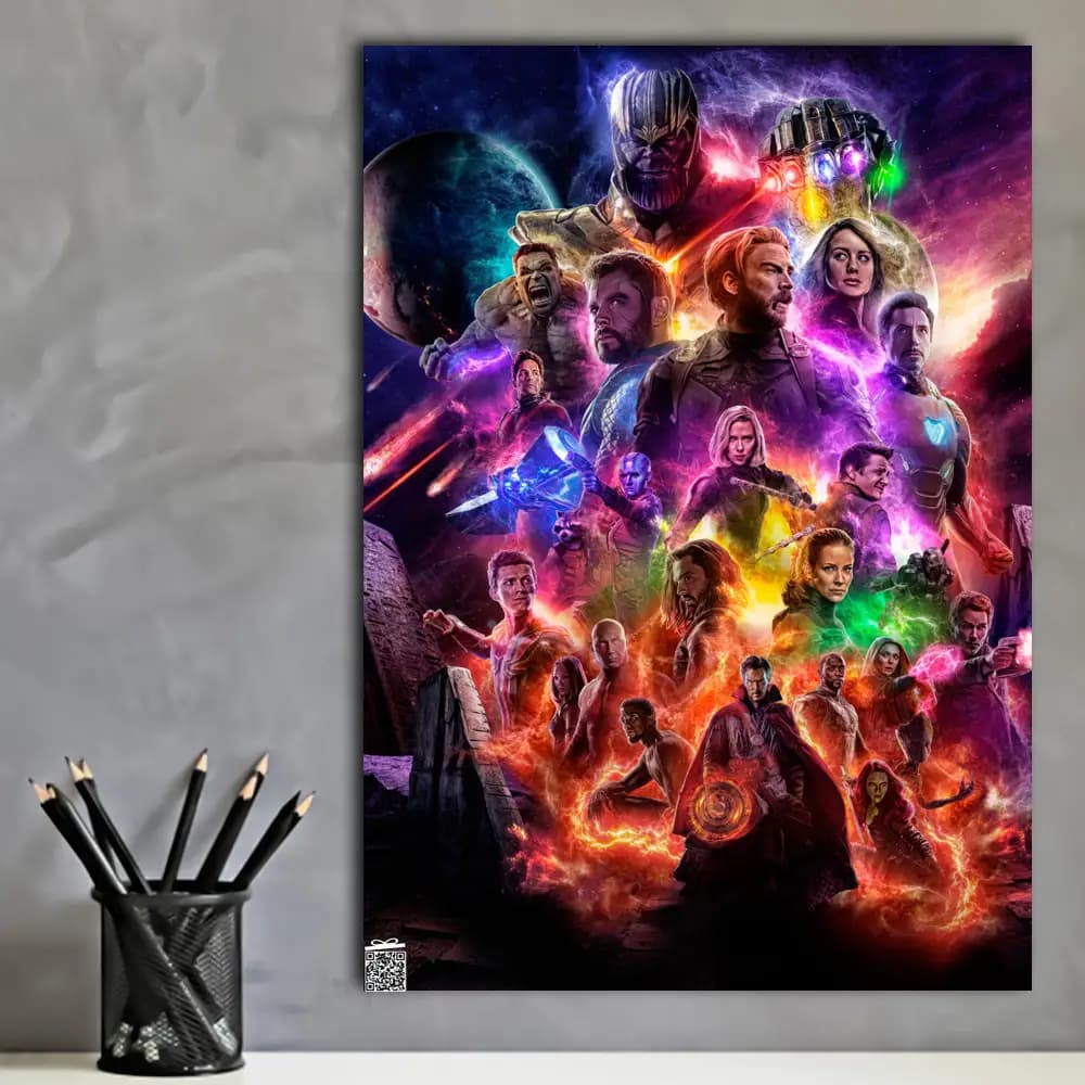 متال پوستر فیلم Avengers کد M003 — تصویر ۴