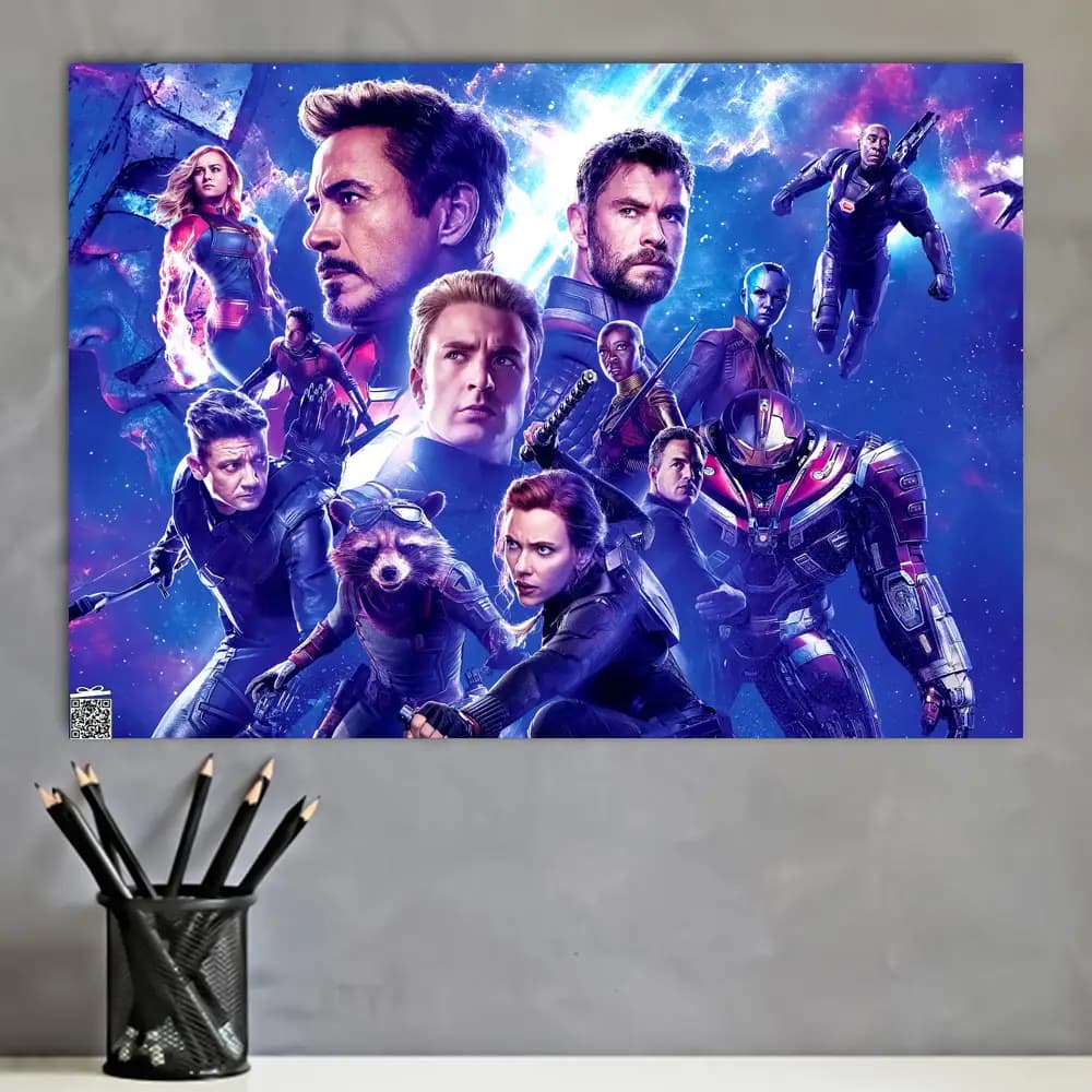 متال پوستر فیلم Avengers کد M001 — تصویر ۴