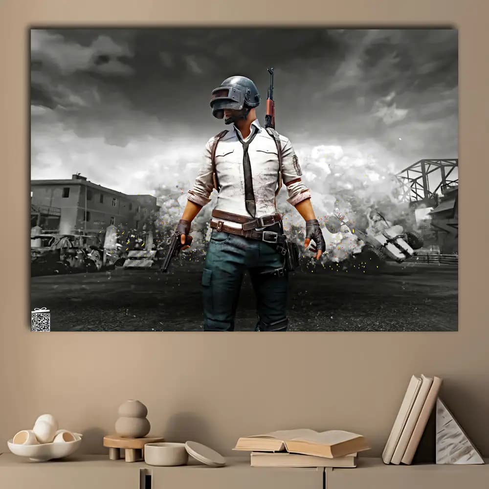 متال پوستر بازی PUBG کد G023 — تصویر ۳