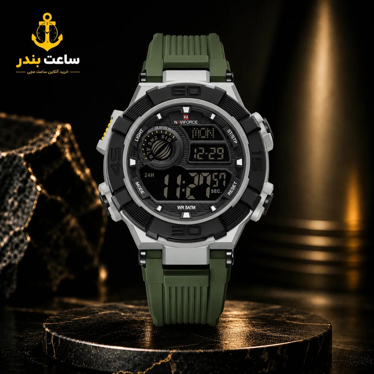 ساعت مردانه اورجینال نیوی فورس NAVIFORCE NF7131 SGN