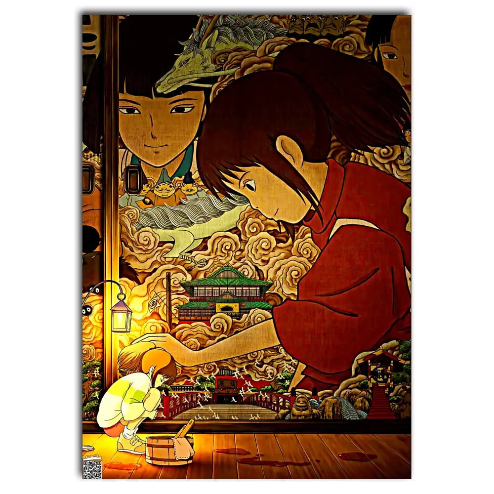 متال پوستر انیمه Spirited Away کد A168 — تصویر ۲
