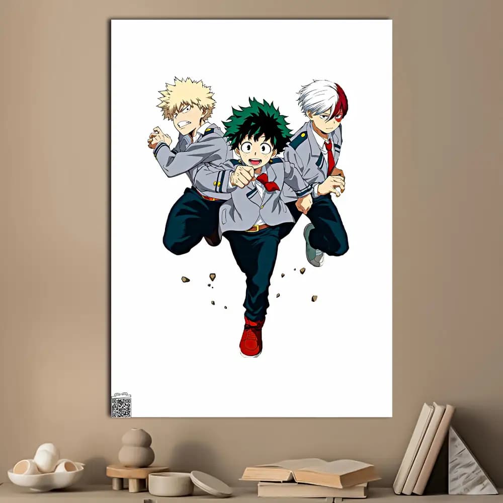 متال پوستر انیمه My Hero Academia کد A112 — تصویر ۳