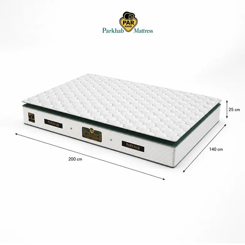 تشک طبی فنری پددار دونفره پرخواب 140×200|رویه نرم و لوکس، انتخابی اقتصادیتر