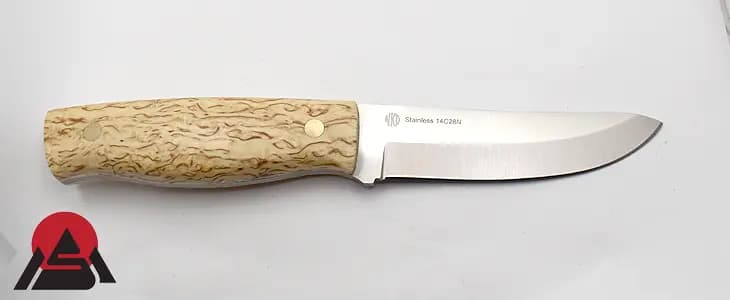 چاقو نوردیک مدل NKD Visent 100 Curly birch — تصویر ۳