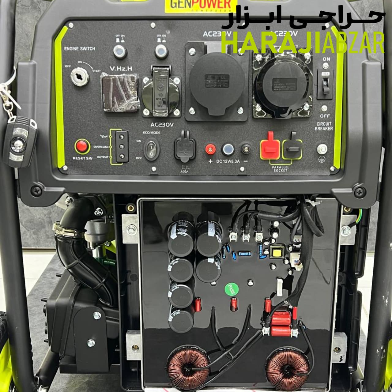 ژنراتور موتور برق اینورتری 13000 کاوا جن پاور مدل GBG130IE — تصویر ۷