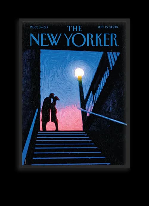تابلو عاشقانه NEW YORKER