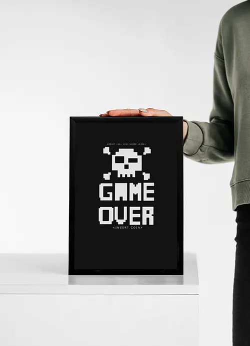 تابلوی گیم GAME OVER — تصویر ۳