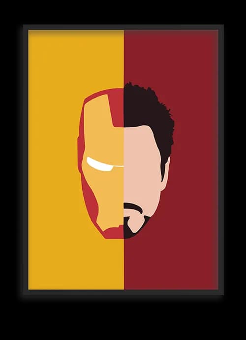 تابلوی مینیمال Iron Man