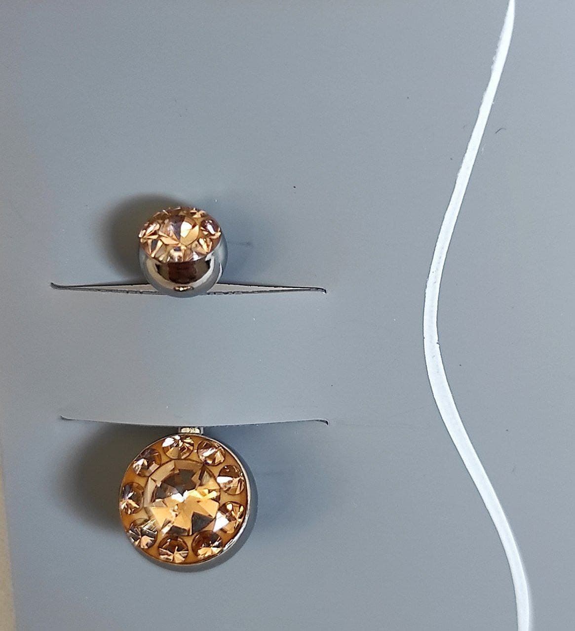 پیرسینگ ناف سواروسکی (Belly Rings) استیل درجه یک وارداتی کیفیت عالی