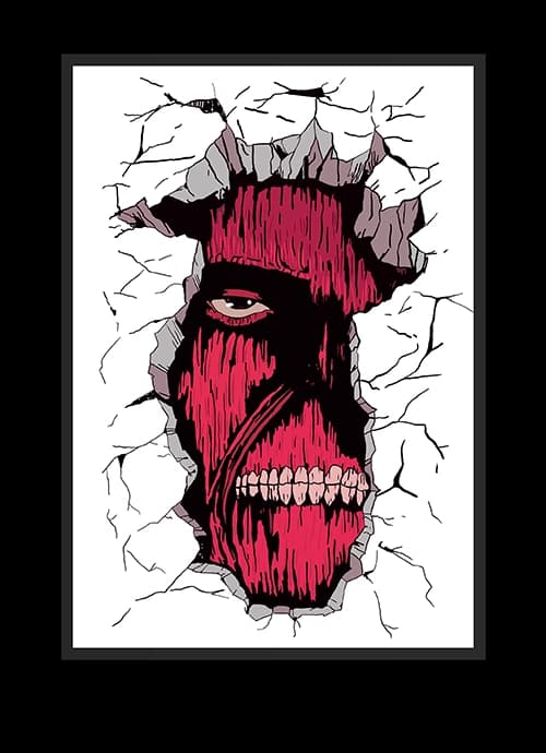 تابلو انیمه Attack On Titan