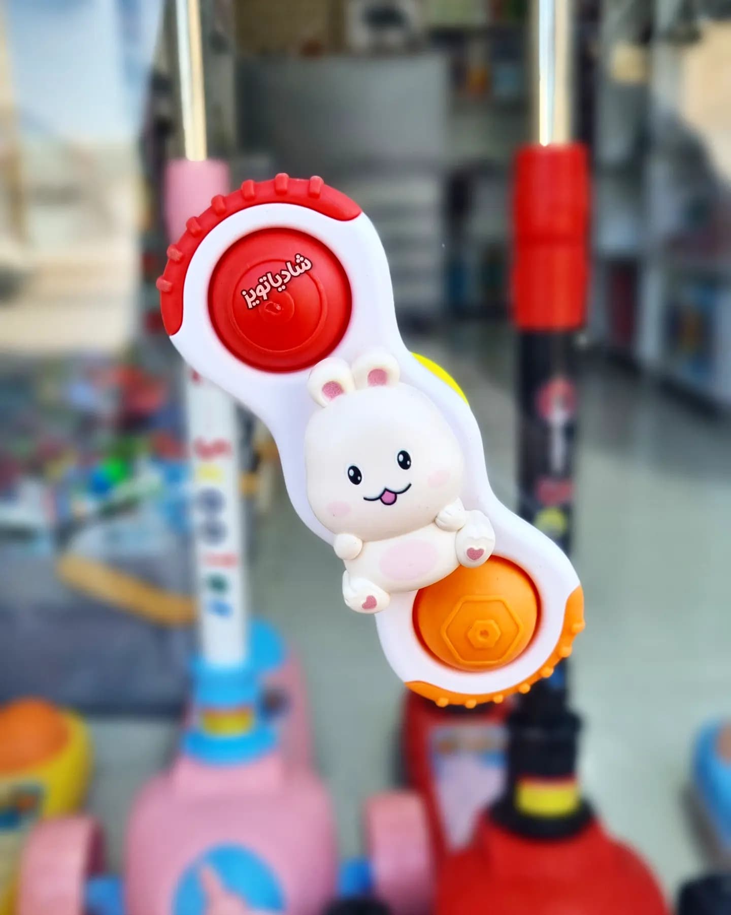 اسپینر چسبنده پاپیت دار دو لبه خرگوشی — تصویر ۳