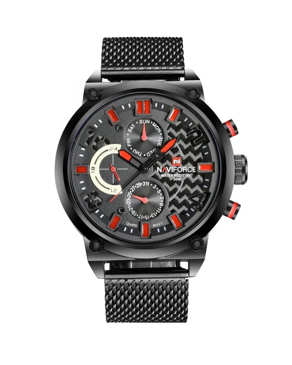 ساعت نیوی فورس مردانه naviforce nf9068s brb — تصویر ۷