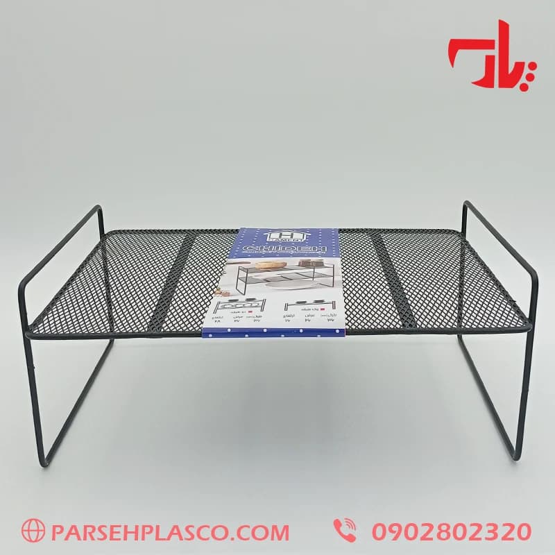 راف توری یک طبقه مشکی | نظم دهنده کابینت