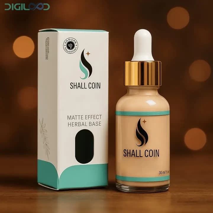 کرم پودر شال کوین Shall Coin Liquid Foundation — تصویر ۵