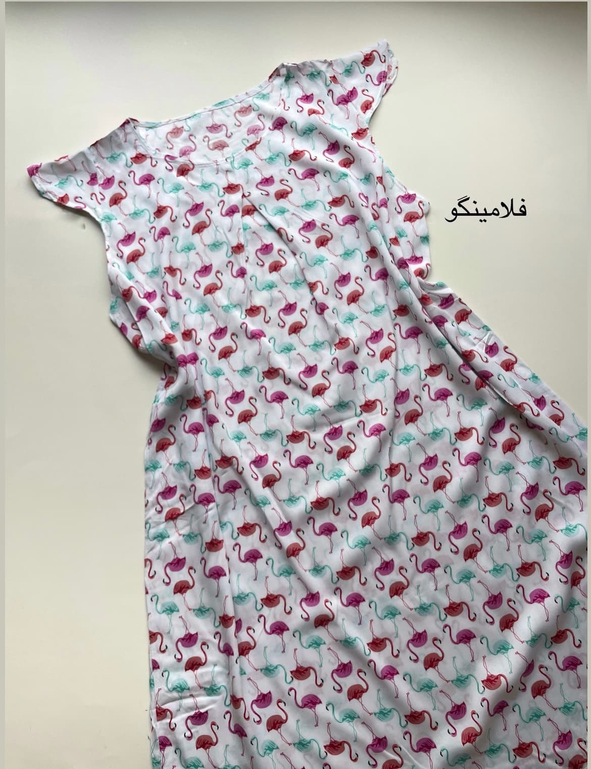 سارافون سرشونه عروسکی نخی قواره دار زنانه — تصویر ۷