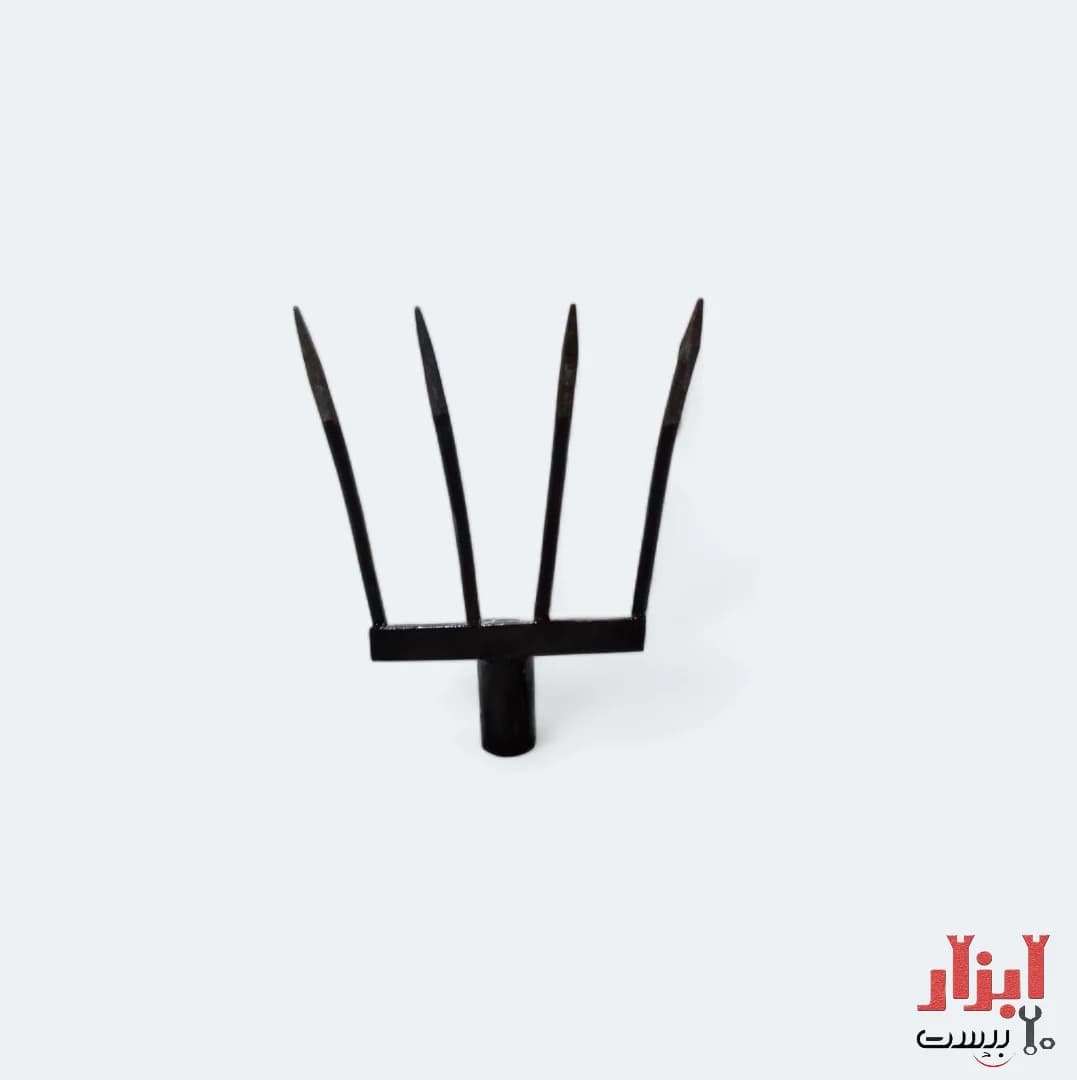 چهار شاخ کشاورزی و باغبانی دست ساز فولادی — تصویر ۳