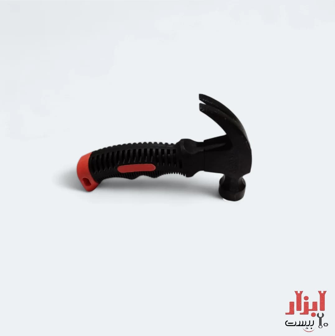 چکش دو شاخ میخ کش دسته کوتاه 390 گرم — تصویر ۲