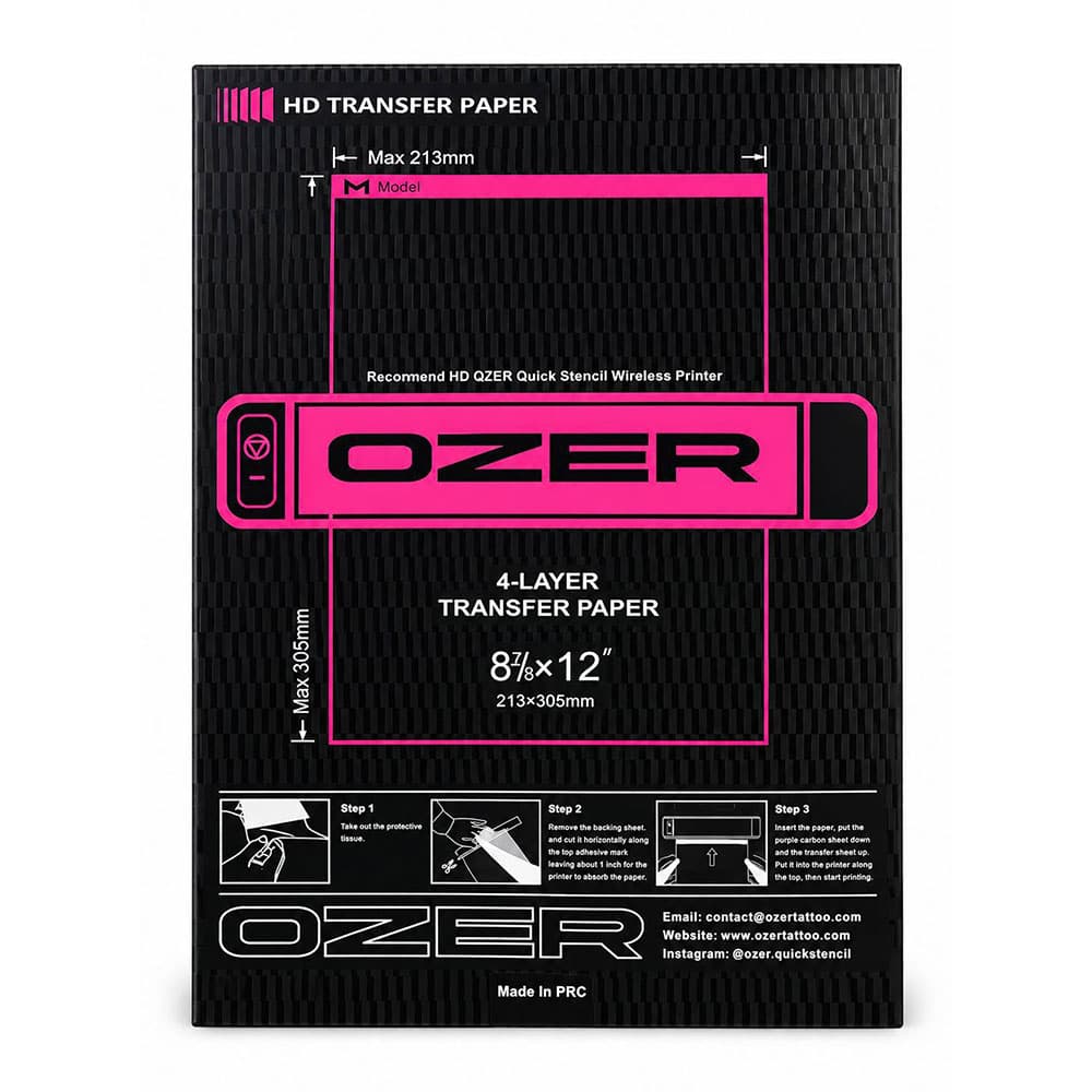 کاغذ استنسیل 3 برگی اوزر پریمیوم 50 عددی آبی OZER PREMIUM