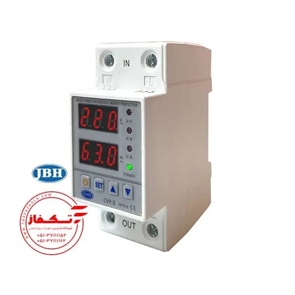 محافظ ولتاژ جریان تکفاز 80 آمپر JBH — تصویر ۵