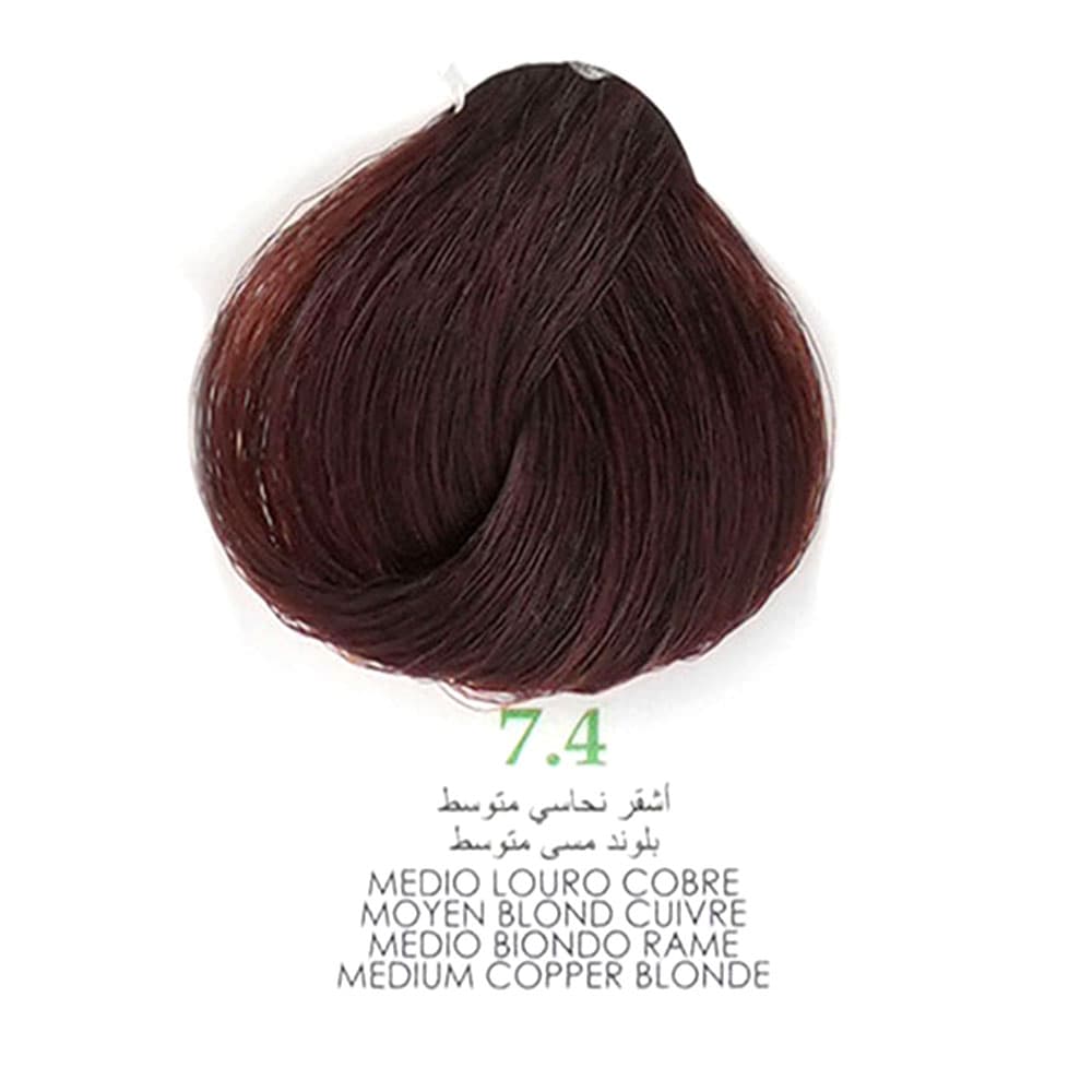 رنگ مو کم آمونیاک120 میل گارنیک 7.4 بلوند مسی متوسط GARNIC COPPER MEDIUM BLONDE — تصویر ۳