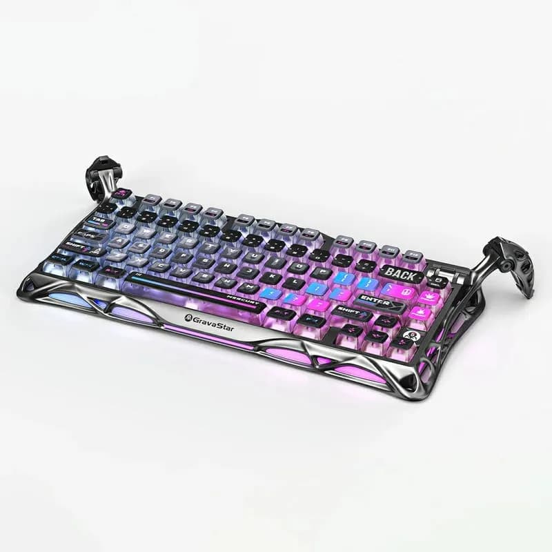 کیبورد گیمینگ گراوا استار Mercury K1 Pro Cyberpunk: ورود به دنیای نئونی بازی