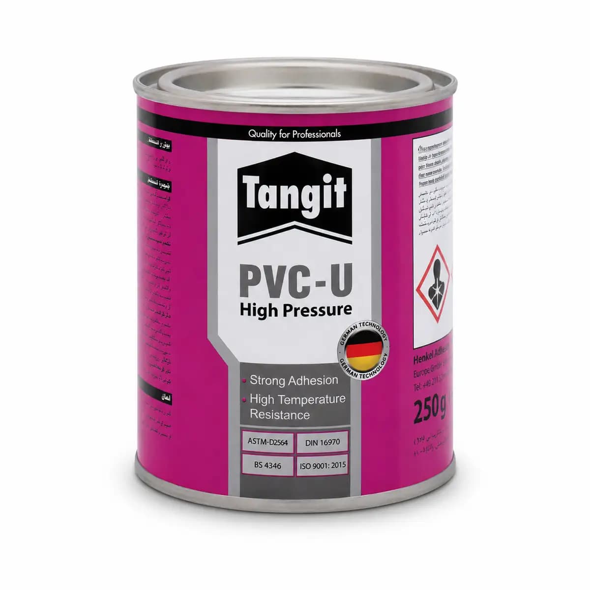 چسب پی وی سی فشار قوی (UPVC) تانگیت حجم 250 گرم