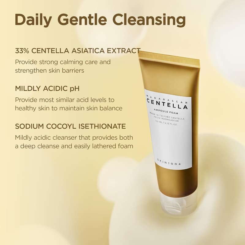 فوم شستشوی عمیق صورت سنتلا اسکین 1004 SKIN1004 مدل Madagascar Centella Ampoule Foam حجم 125 میل (اصل – کره جنوبی) — تصویر ۱۲