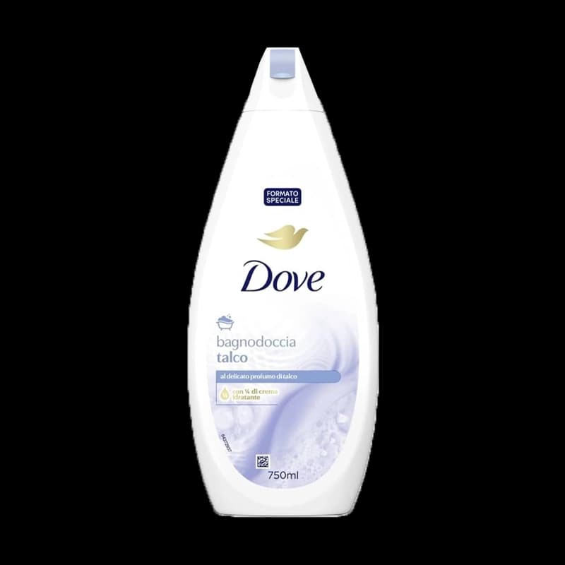 شامپو بدن کرمی داو Dove مدل Talco Bagnodoccia رایحه تالک حجم 750 میل (اصل)