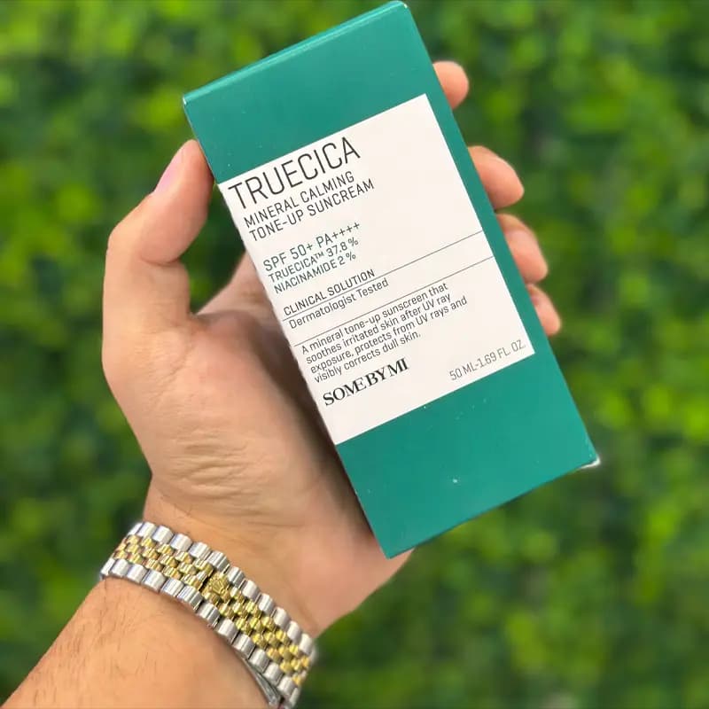 کرم ضد آفتاب تون آپ مینرال سام بای می TRUECICA SPF50 (اصل) Some By Mi Tone-up — تصویر ۴