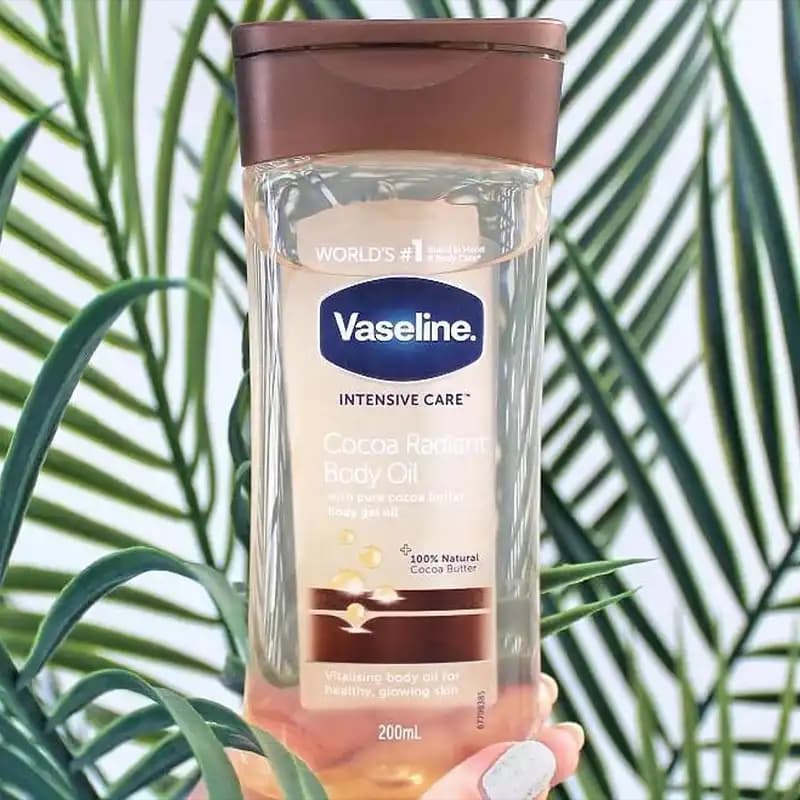 روغن بدن وازلین Vaseline مدل Cocoa Radiant Body Oil اصل — تصویر ۵