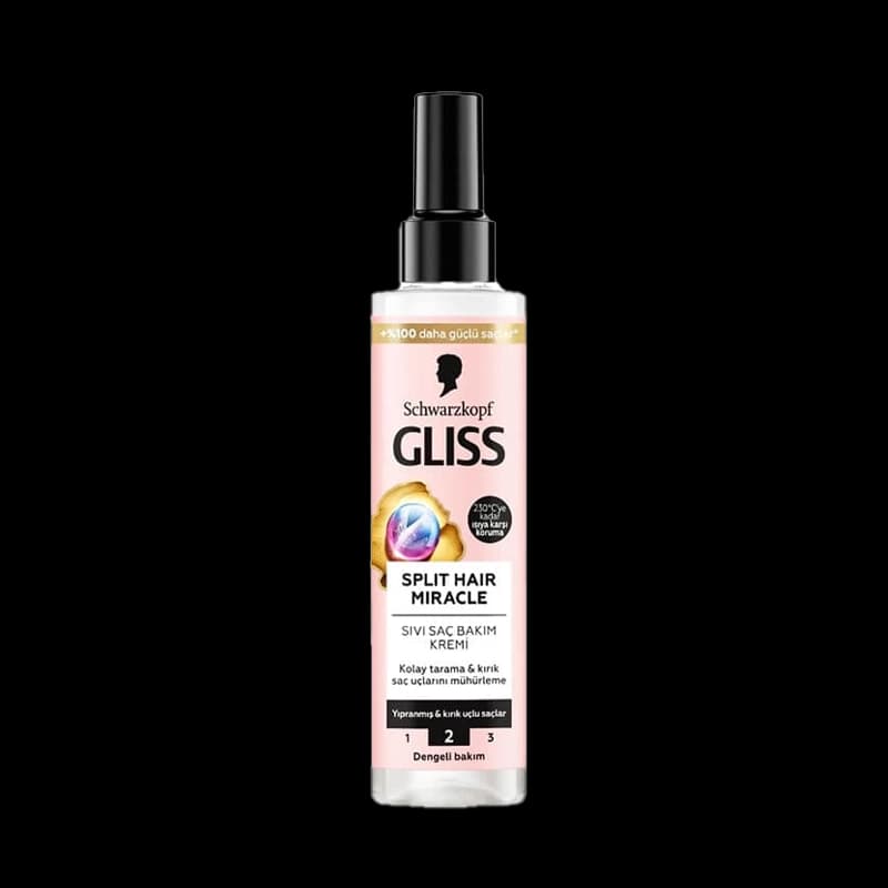 اسپری مو دو فاز گلیس Gliss Split Hair Miracle – مناسب موهای آسیب دیده و شکننده — تصویر ۲