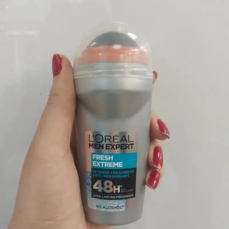 مام رول ضد تعریق مردانه لورآل Men Expert مدل Fresh Extreme اصل | L’Oréal — تصویر ۵