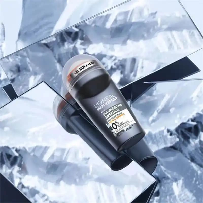مام رول ضد تعریق مردانه لورآل من اکسپرت مدل Magnesium Defence اصل | L’Oréal — تصویر ۵