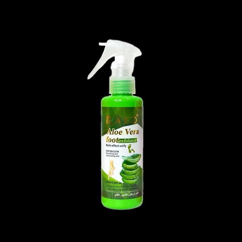 اسپری ترک پا و لایه بردار آلوئه ورا راکو مدل Aloe Vera | ترمیم و از بینبرنده پوست مرده — تصویر ۲
