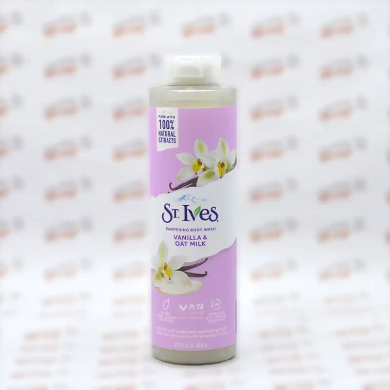 شامپو بدن سینت ایوز مدل وانیل و شیر جو دوسر St. Ives Vanilla & Oat Milk — تصویر ۳