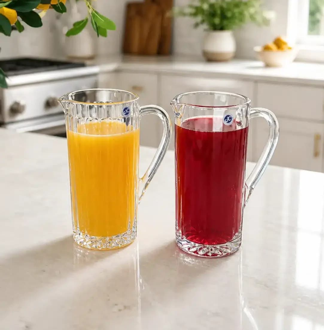 پارچ استوانه ای بلور کریستالین JT GLASS — تصویر ۲