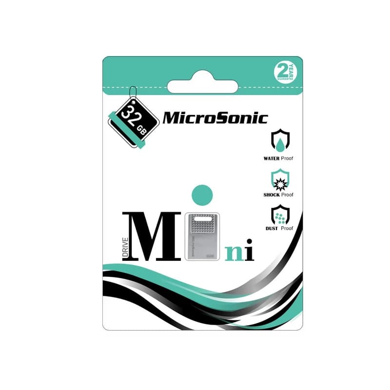 فلش مموری میکروسونیک مدل mini drive ظرفیت 32 گیگابایت — تصویر ۱۰