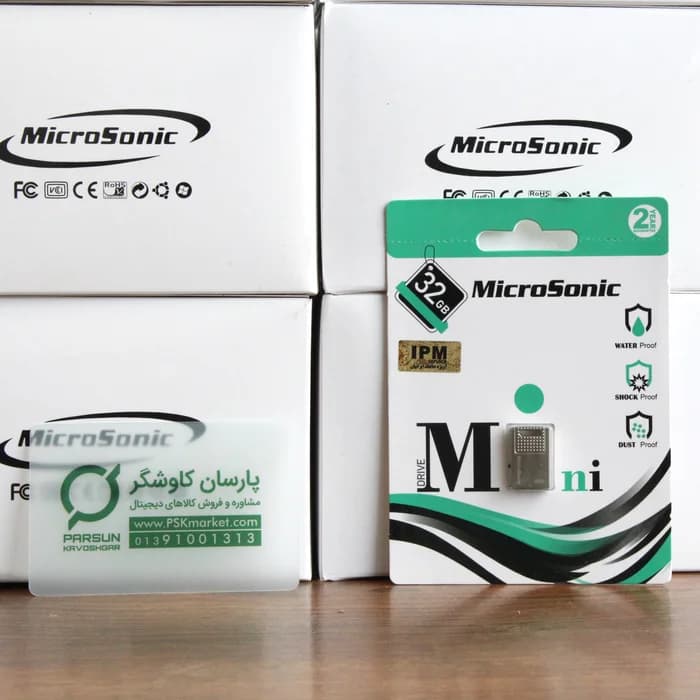 فلش مموری میکروسونیک مدل mini drive ظرفیت 32 گیگابایت — تصویر ۸