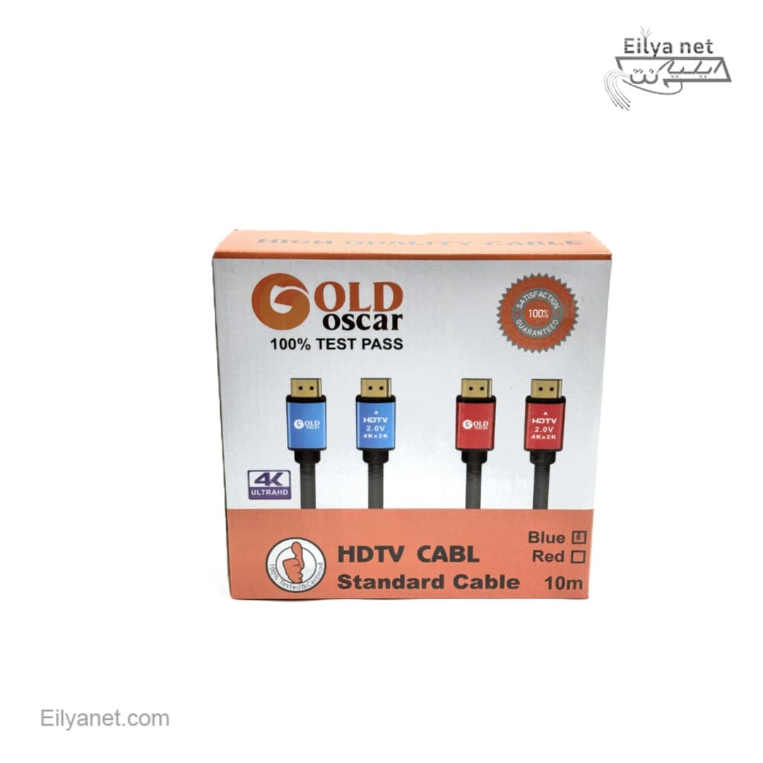 کابل hdmi 4k گلد اسکار(10متری)