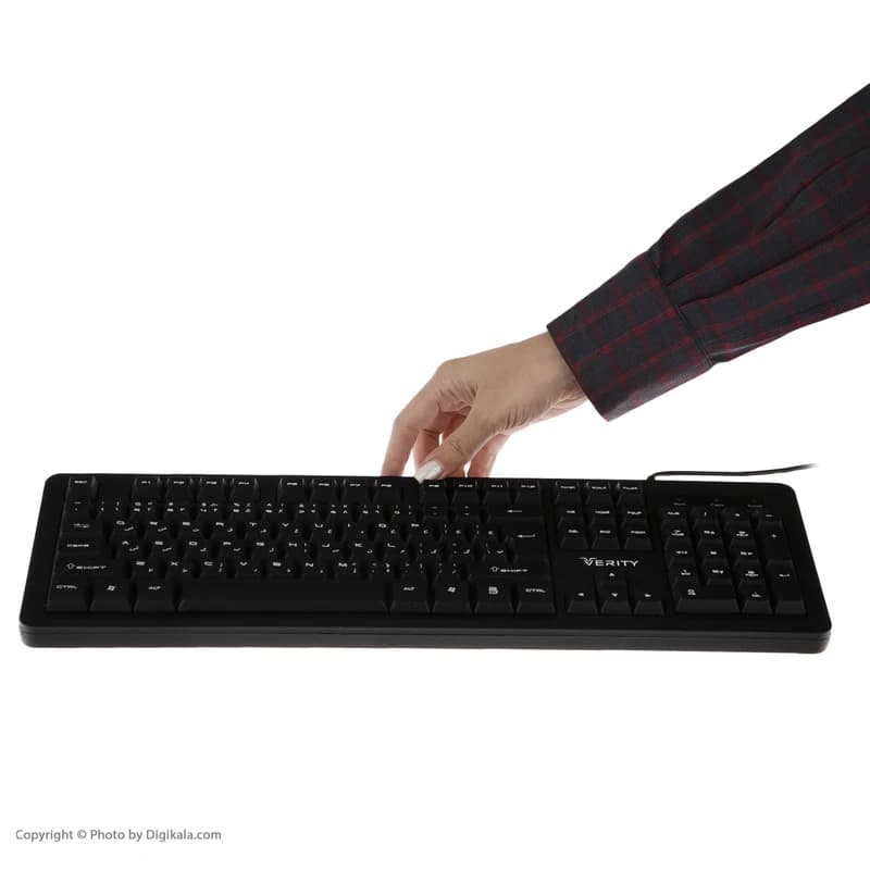 کیبورد سیمی وریتی مدل verity v-kb6134 — تصویر ۵