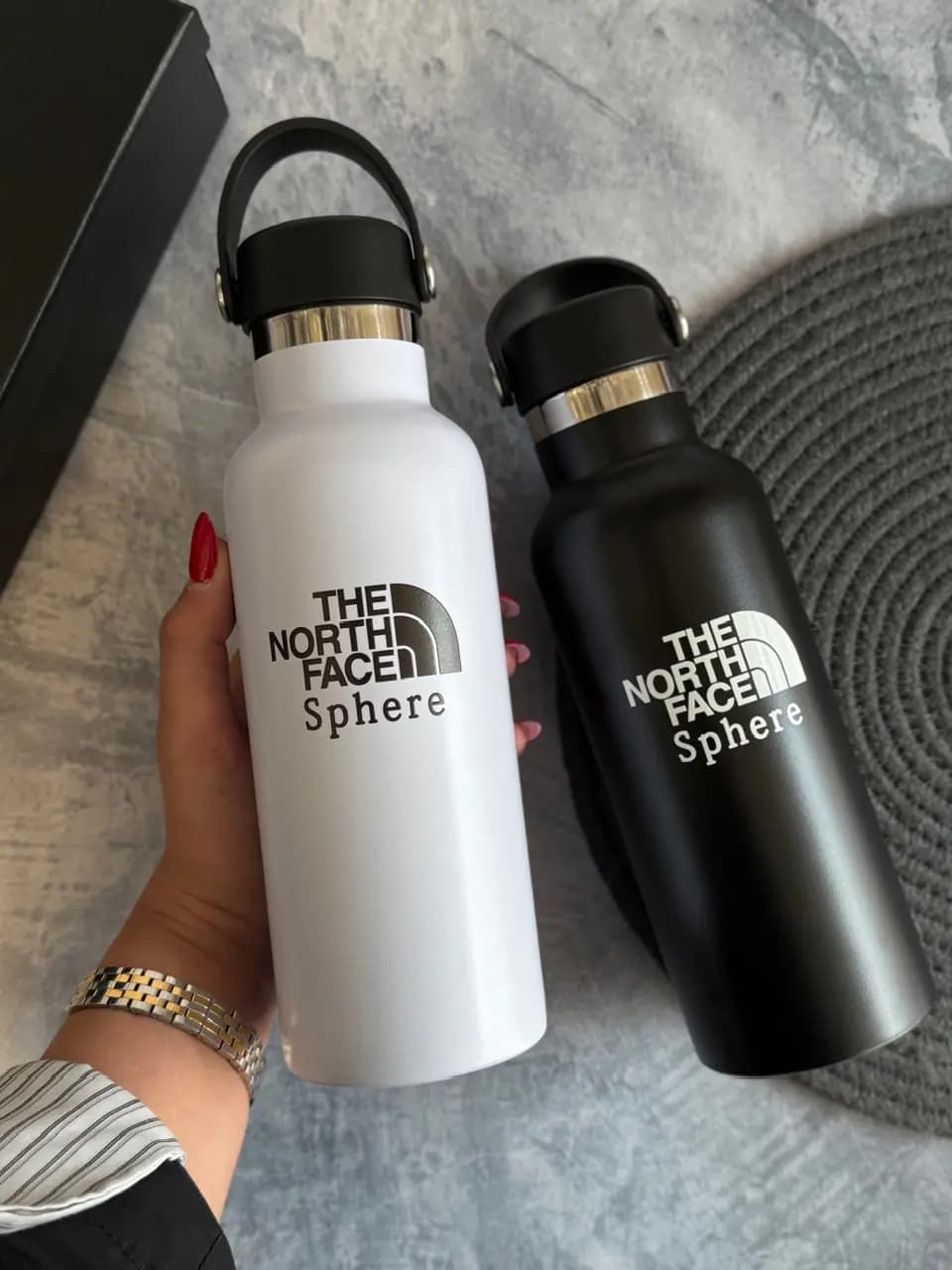 قمقمه ورزشی Hydro Flask Sphere The North Face (سرد و گرم) (کدa0313) — تصویر ۹