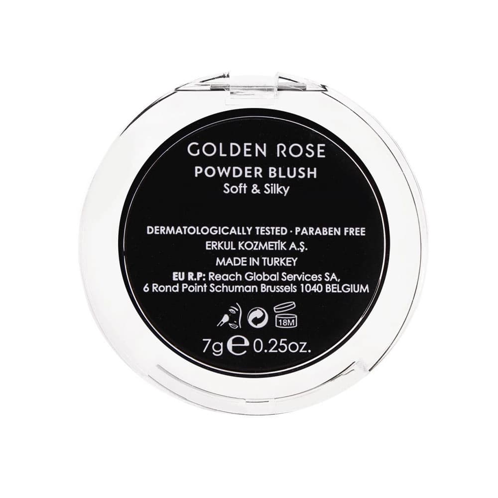رژگونه گلدن رز مدل Soft & Silk شماره 08 رنگ CORAL ROSE وزن 7 گرم — تصویر ۲